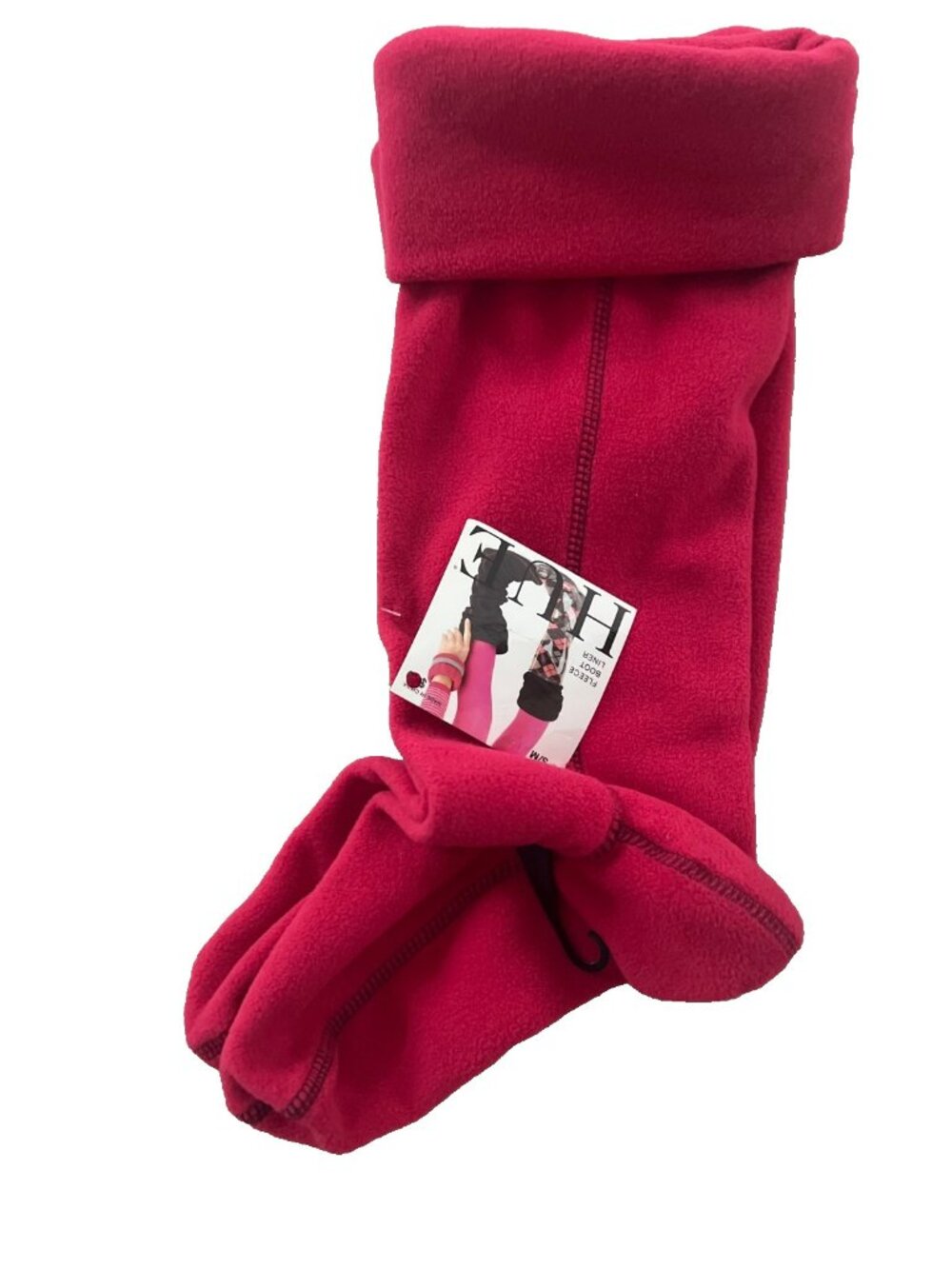 Hue Fleece Boot Liners Geranium Pink ( US 7/8 )